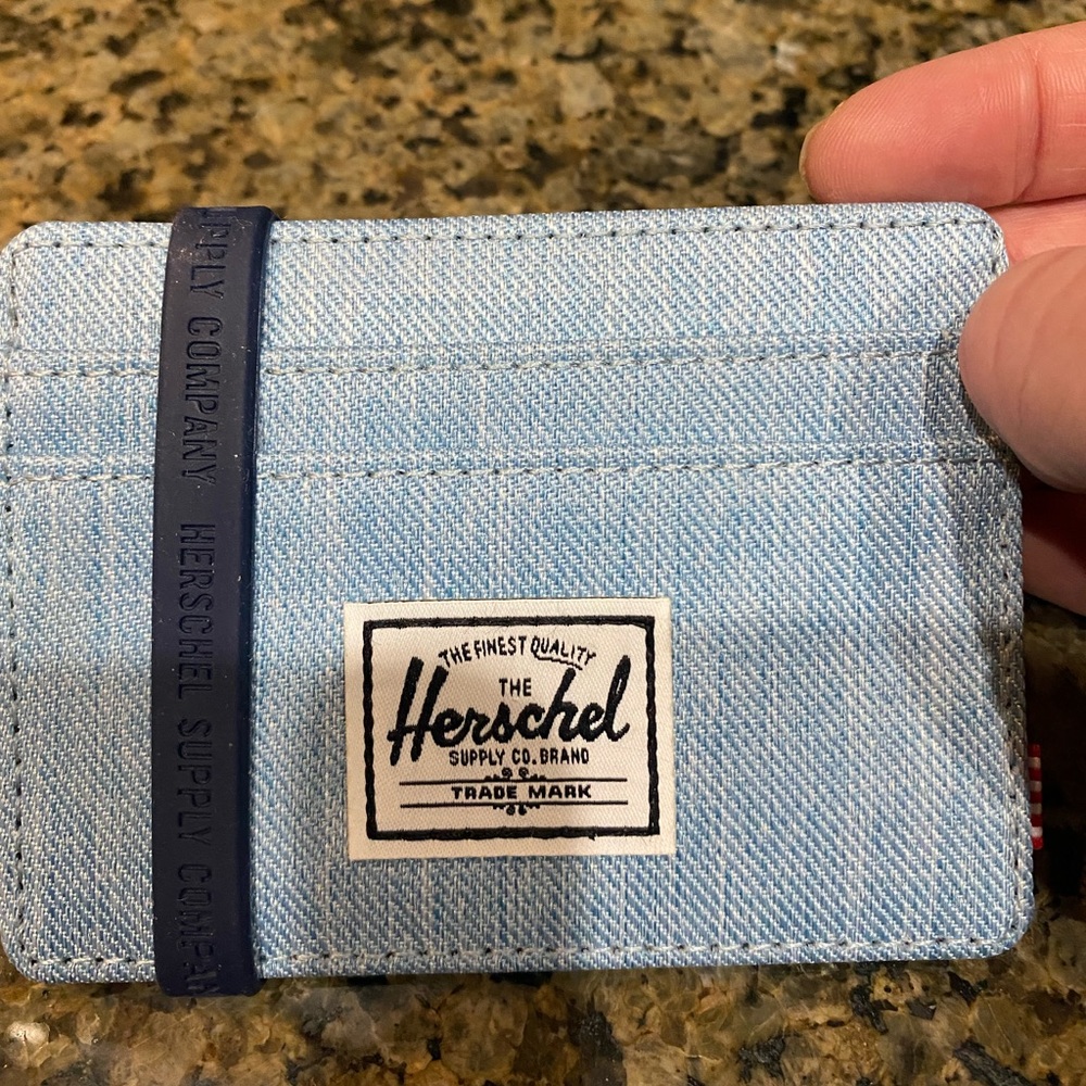 Brand New Herschel Denim Cardholder